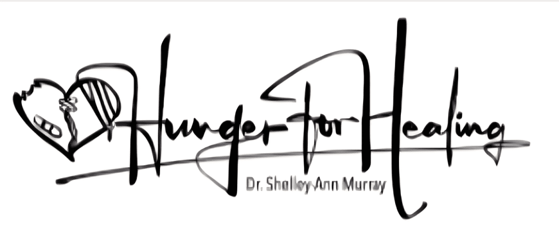 A black and white photo of the words hunger for hope written in cursive.
